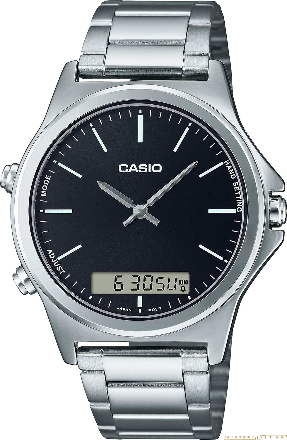 Часы японские наручные мужские кварцевые на браслете Casio MTP-VC01D-1E